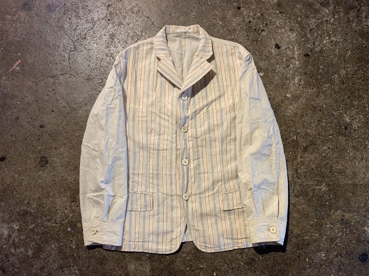 COMME des GARCONS HOMME PLUS AD1988 フロント切替 ストライプ COMME des GARCONS HOMME PLUS AD1988 フロント切替 ストライプ