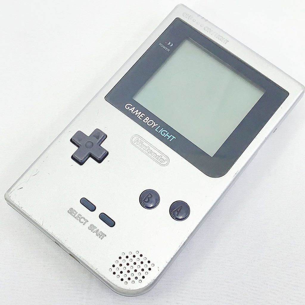 最新発見 MGB-101 ゲームボーイライト ニンテンドー 任天堂 Nintendo 動作品 GAME 本体 当時物 保管状態良好 銀 シルバー LIGHT BOY 本体 最新発見 MGB-101 ゲームボーイライト ニンテンドー 任天堂 Nintendo 動作品 GAME 本体 当時物 保管状態良好 銀 シルバー LIGHT BOY 本体