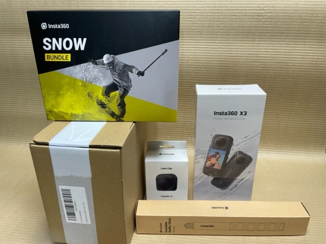 新品未開封】 Insta360 X3 SNOWセットインスタ360度アクションカメラ
