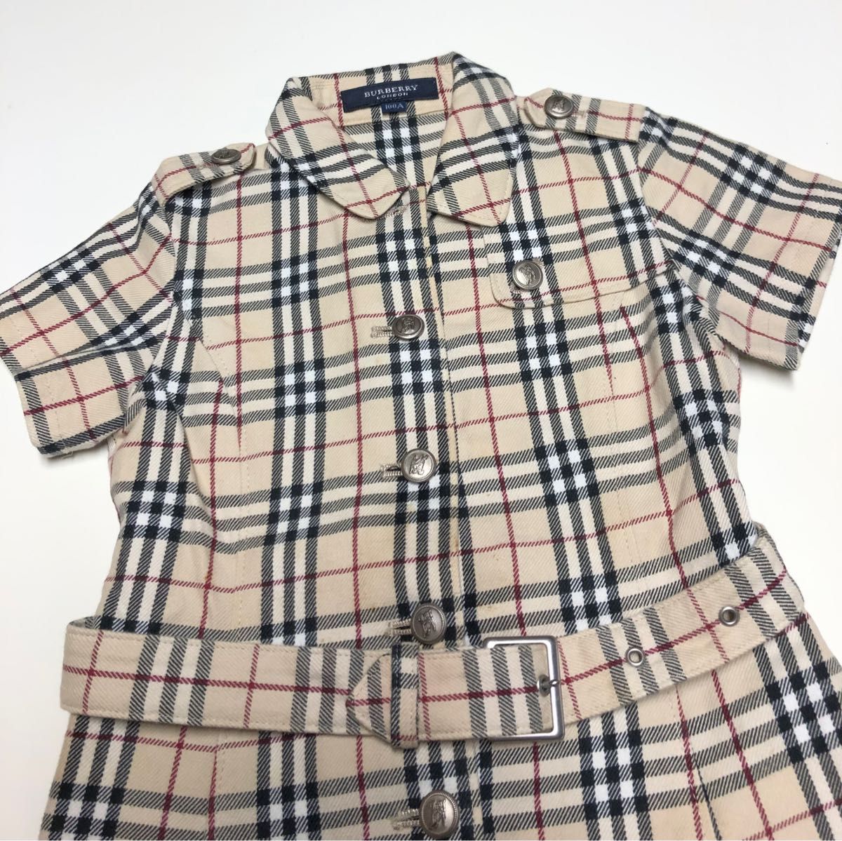 BURBERRY バーバリー　定番キッズワンピース　100A，