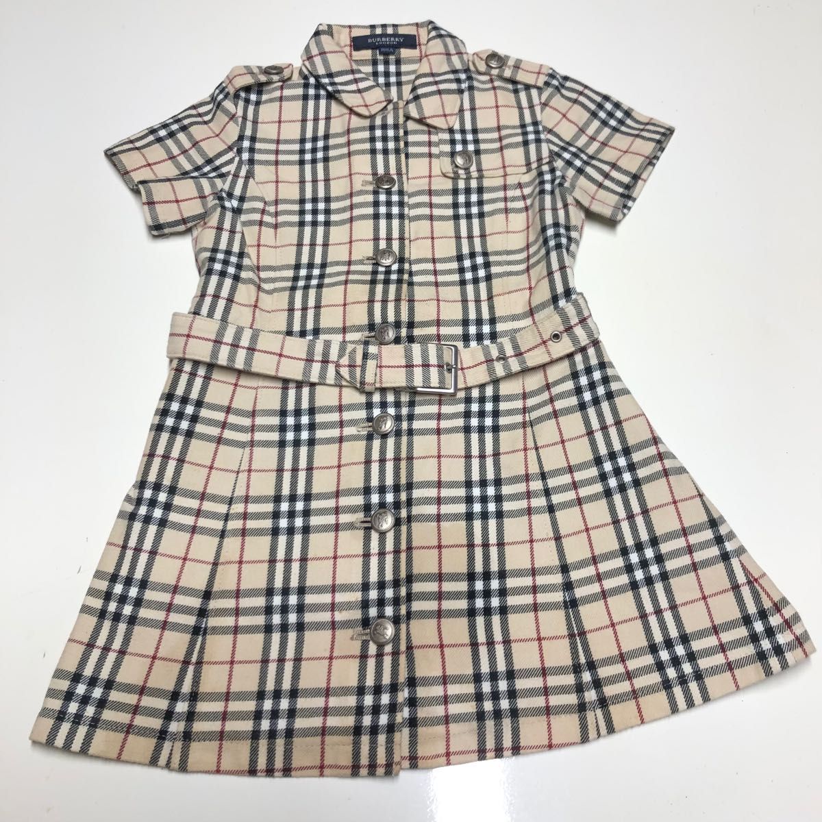 BURBERRY バーバリー　定番キッズワンピース　100A，