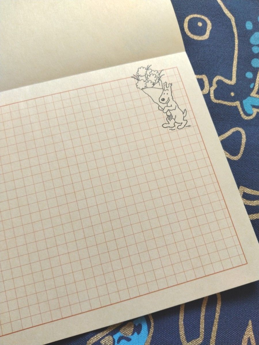 タンタンのFAX LETTER PAD