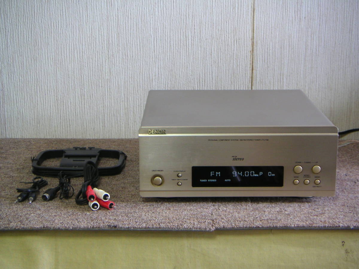 DENON AM/FM stereo tuner UTU-F88 used.: Real Yahoo auction salling