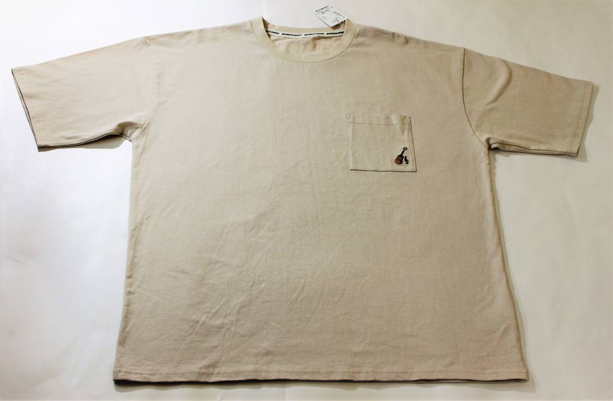 SEVENDAYS=SUNDAY #PF12G1C1300 ギター ワンポイント刺繍 ヘビー 胸ポケットＴシャツ:L_画像3