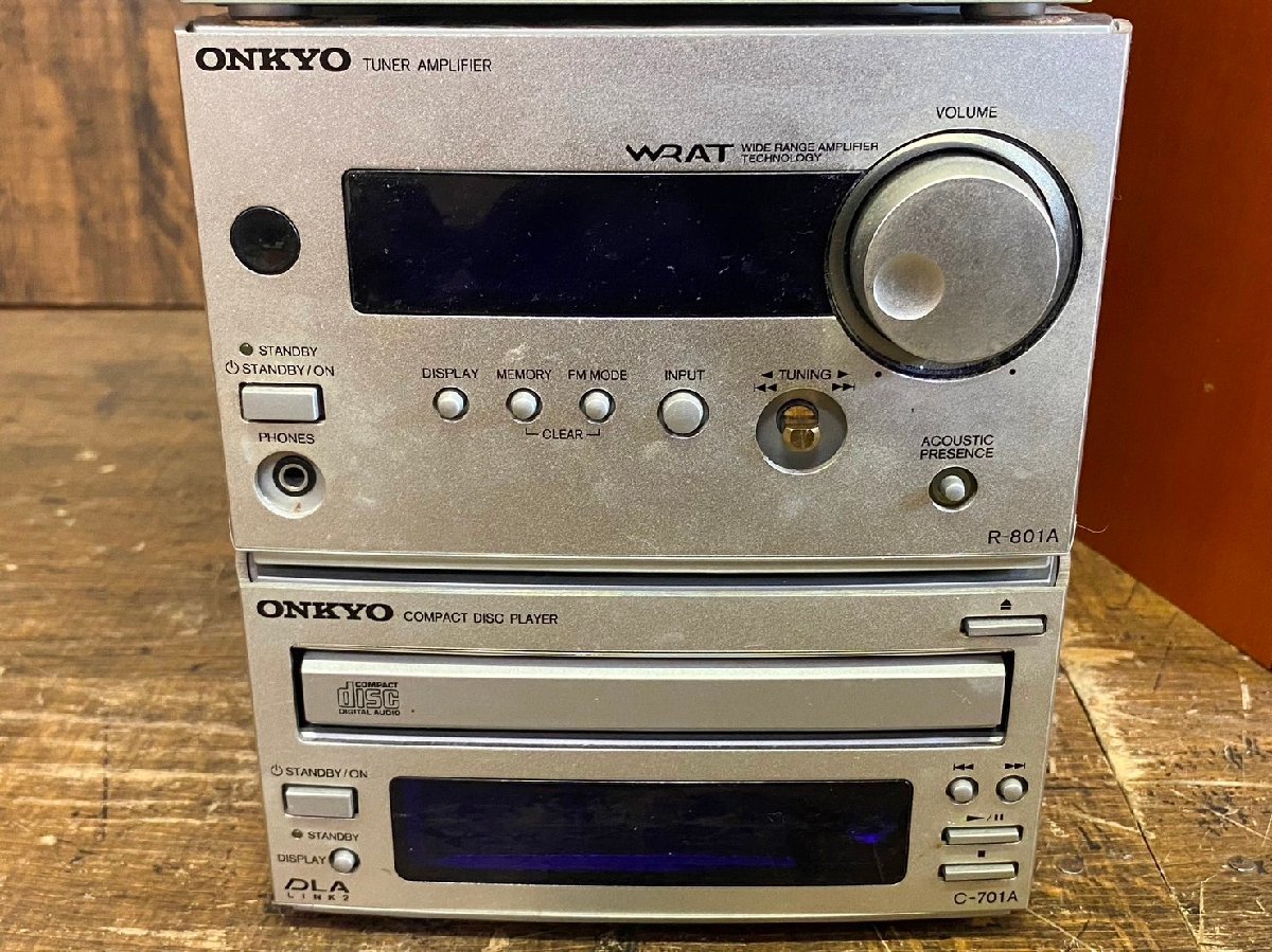 驚きの値段で】 MD-101A システムコンポ オンキョー ONKYO CDR-201A D