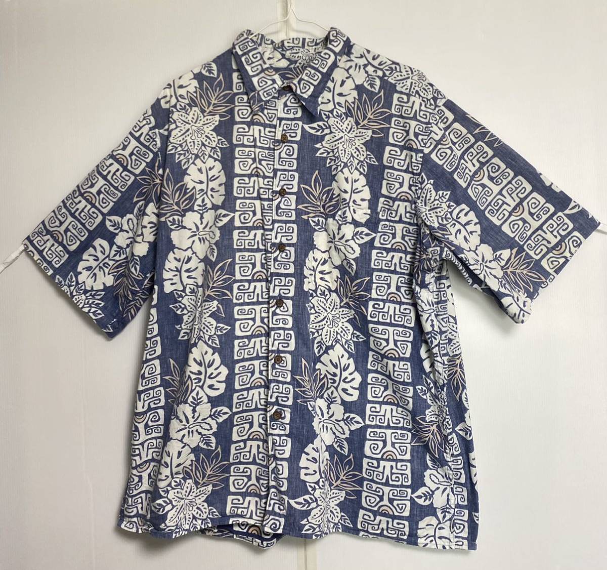 90s reyn spooner レインスプーナー アロハシャツ 半袖シャツ サイズ L