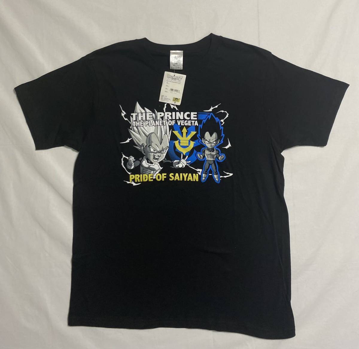 未使用　タグ付き　ドラゴンボールZ 神と神　ベジータ　Tシャツ　サイズ　M 2013 DRAGON BALL Z_画像2