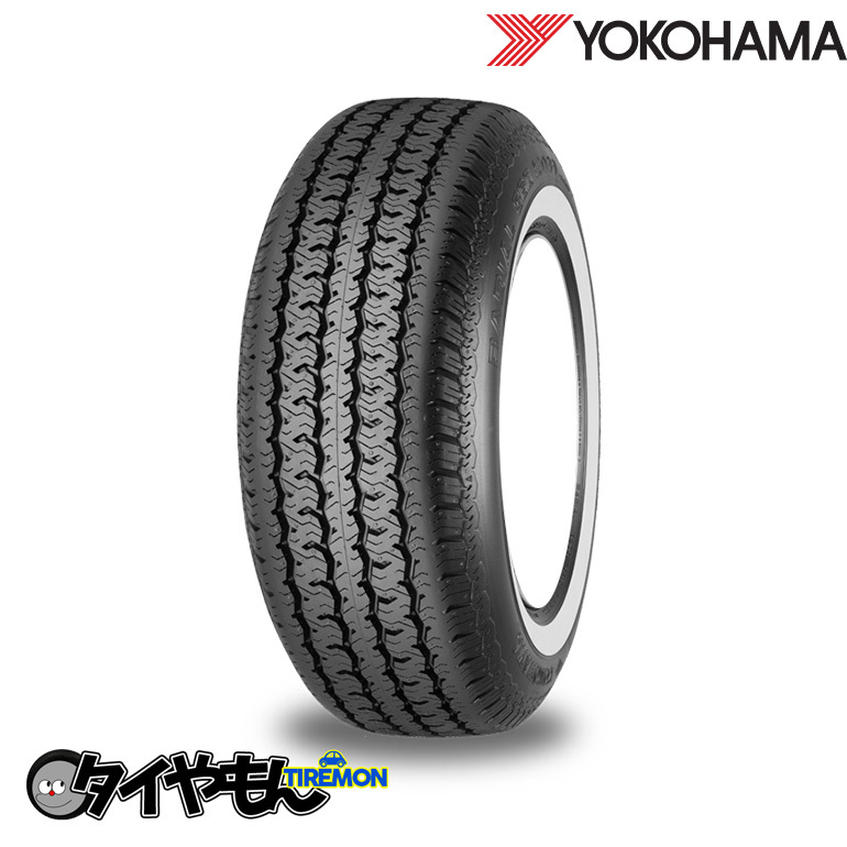 ヨコハマ Y360 ホワイトリボン 205/75R15 P205/75-15 97S 15インチ 4本セット RADIAL 360 STEEL ホビー サマータイヤ_画像1