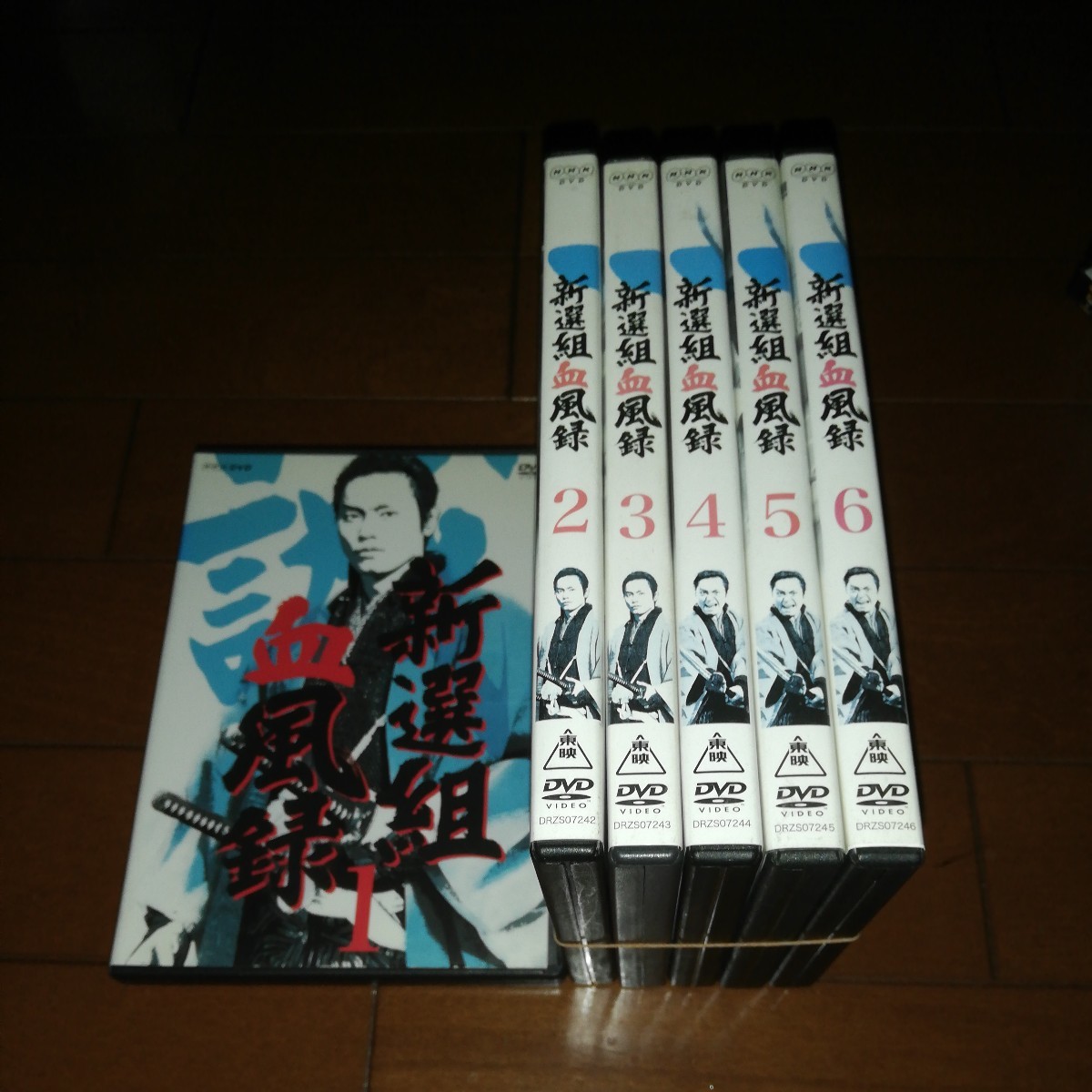 出産祝いなども豊富 司馬遼太郎'新選組血風録 DVD、全６巻'永井大