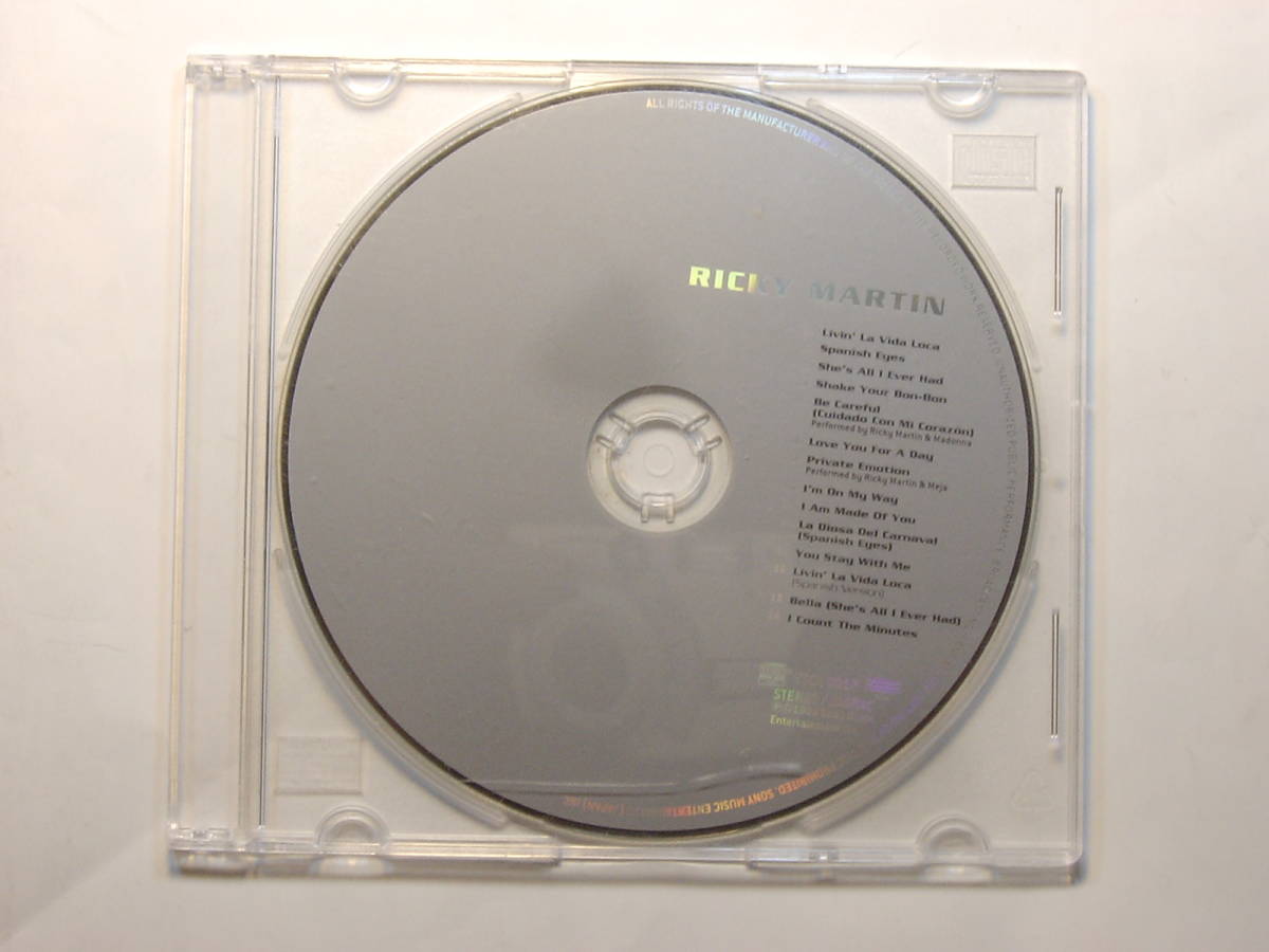♪　中古ＣD　リッキー・マーティン Ricky Martin ／～ヒア・アイ・アム～ Here I Am　CDのみ　♪_画像1
