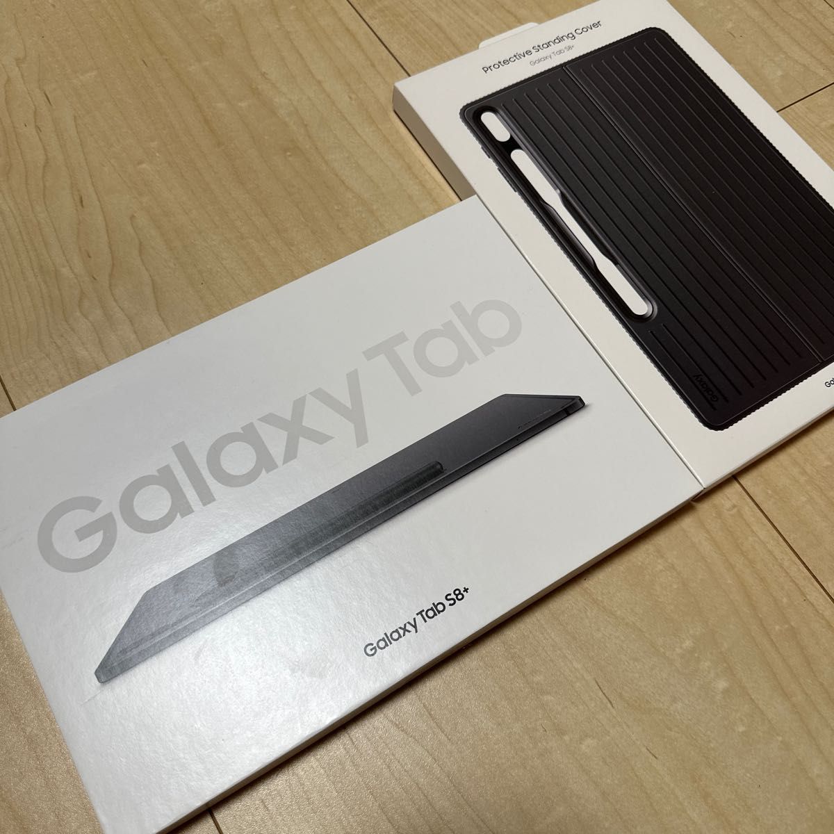 SAMSUNG Galaxy Tab S8 + 純正ケース付 ほぼ新品 全面ガラスコーティング済 128GB wifi 国内版