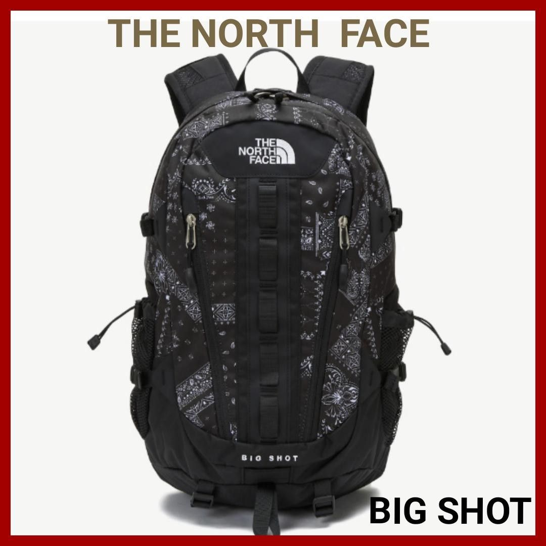 新品】ザ ノースフェイス ビッグショット 黒 ブラック バンダナ 新品】ザ ノースフェイス ビッグショット 黒 ブラック バンダナ