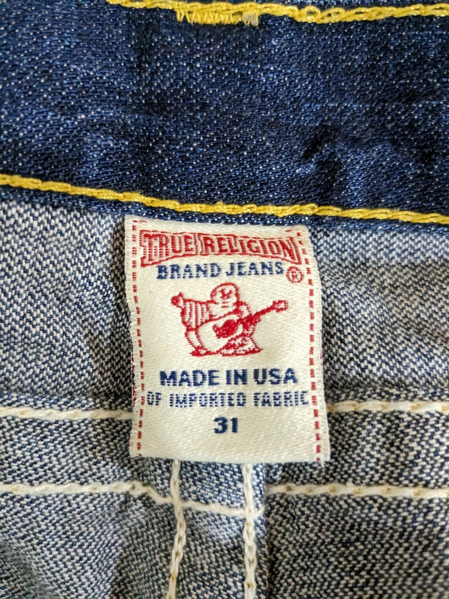 ●送料無料★ TRUE RELIGION　トゥルーレリジョン　デニム　ショートパンツ　ハーフパンツ　ジーンズ　ボトムス　MADE IN USA　サイズ31_画像8