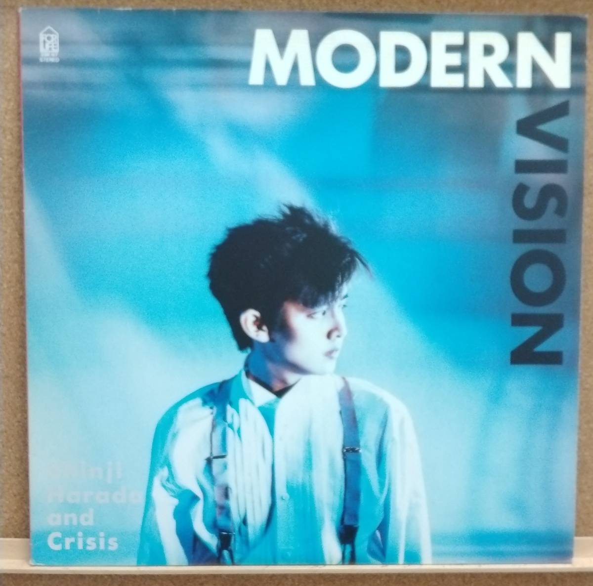 LP(ポップ/ロック・’84年盤) 原田 真二＆クライシス HARADA SHINJI＆CRISIS / Modern Vision【同梱可能6枚まで】0821_画像1