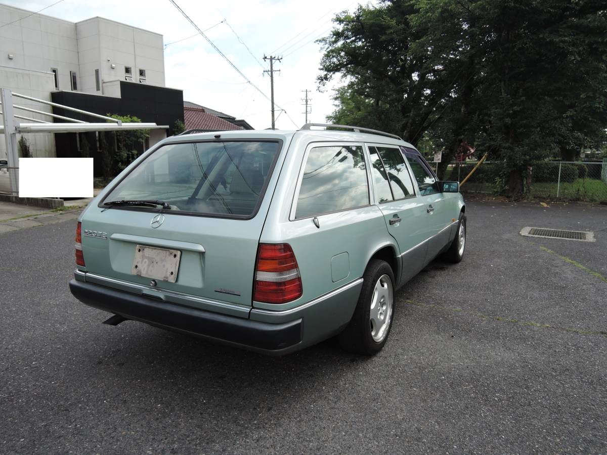 93 year 220TE repair history less dealer car rare color crystal green sunroof 
