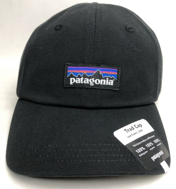 Patagonia パタゴニア メンズ P-6 ラベル トラッド キャップ CAP 38296 ブラック_画像2