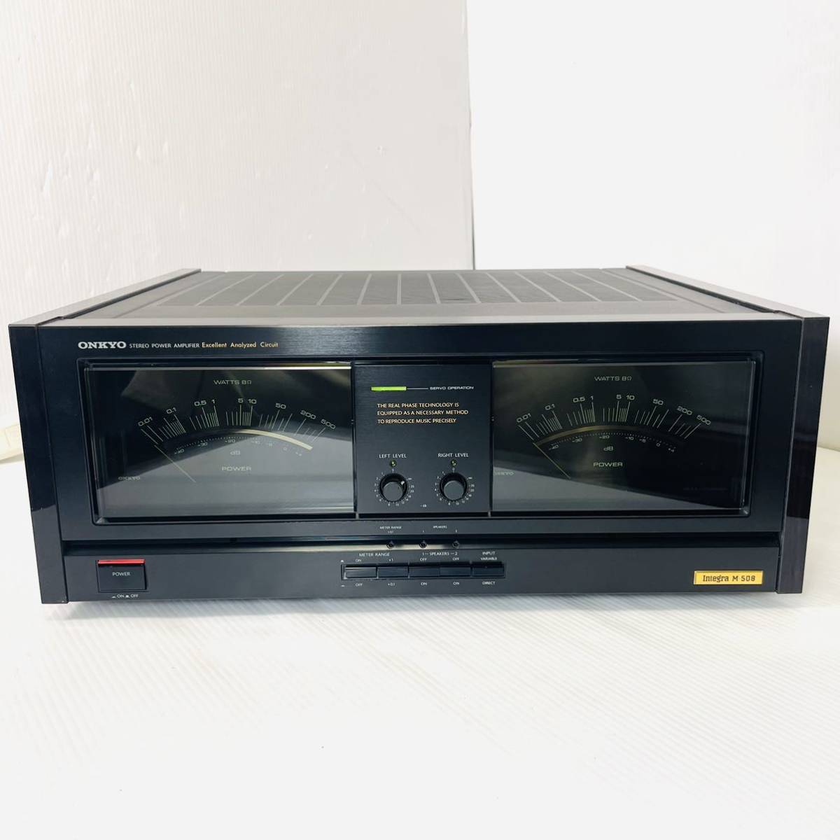 レビュー高評価の商品! ONKYO オンキョー ステレオパワーアンプ M-508
