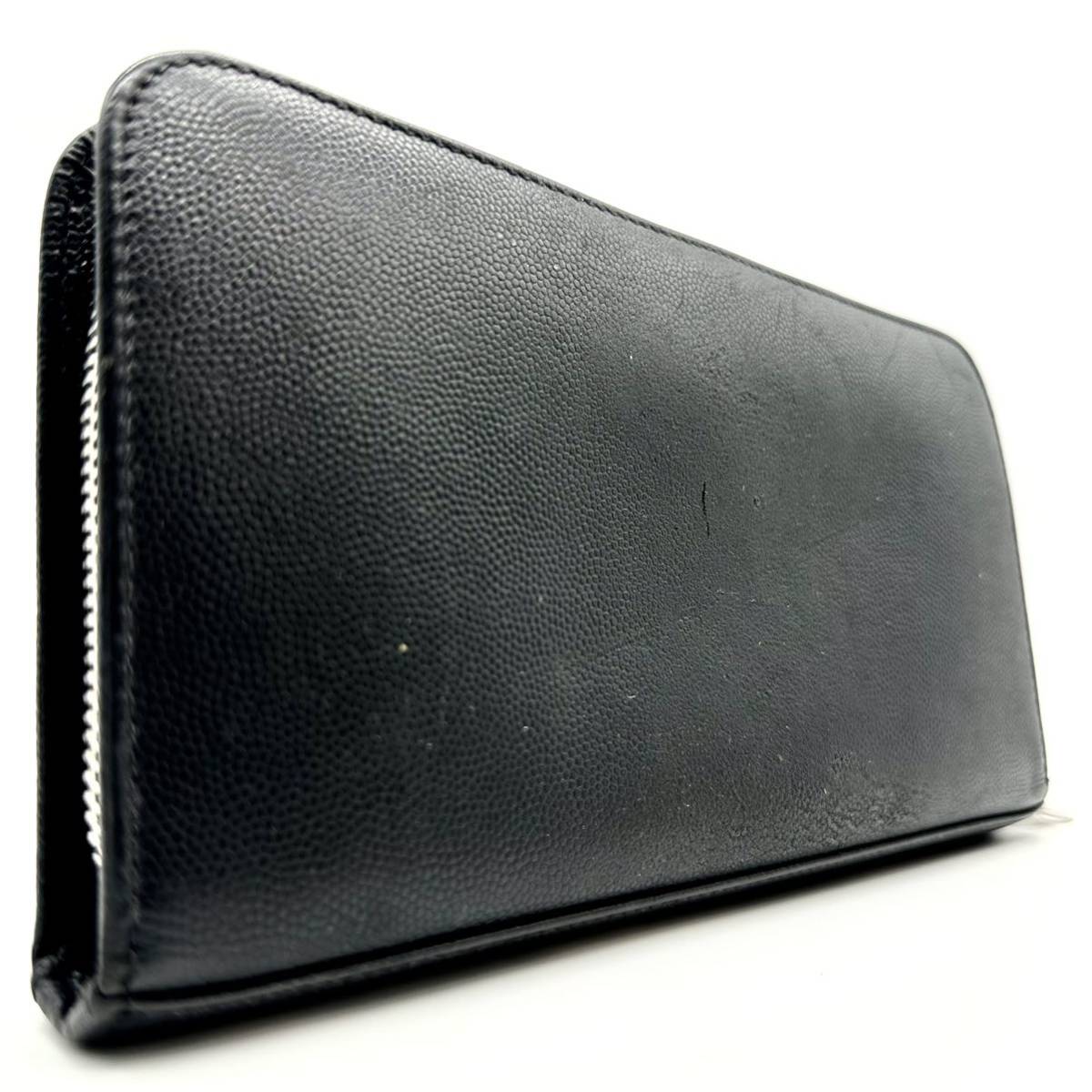 極美品】イヴサンローラン YVES SAINT LAURENT キャビアスキン