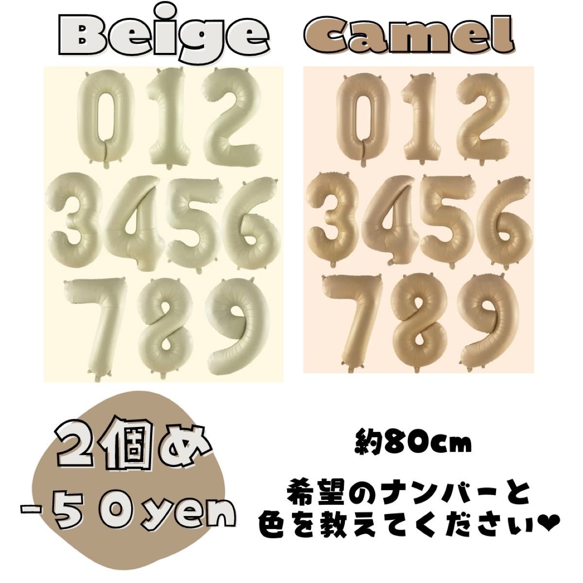 数字　バルーン　ナンバーバルーン　くすみ　誕生日　記念日　バースデー　飾り