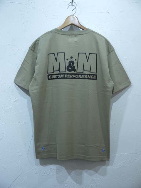 最安値挑戦】 M&M T-SHIRT(23-MT-014)/S.KHAKI（XL）/新品未使用品 S/S