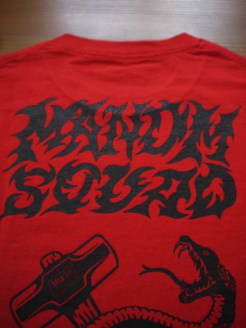 M&M×MASSES T-SHIRT SQUAD/RED/Lsize/新品未使用_画像7