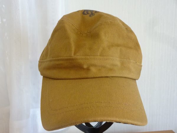 X CHELSEA New York X メンズ ワークキャップ ベージュ色 美模様付