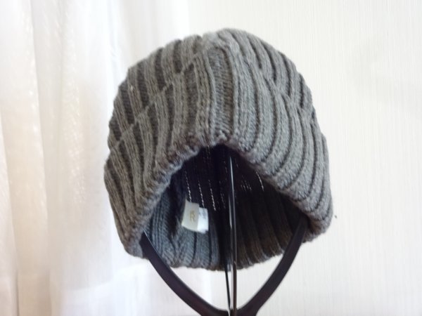 □ R □レディース・メンズ　編み込みハット　灰色帽子　ROPE` PICNIC　サイズ５６cm〜５９cm　キャップ　帽子_画像2