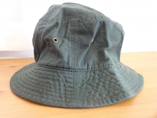 ＊ NEWHATTAN ＊男女兼用　緑色帽子　バケットハット　サイズ５７cm〜６０cm　キャップ　帽子　コットン帽_画像6
