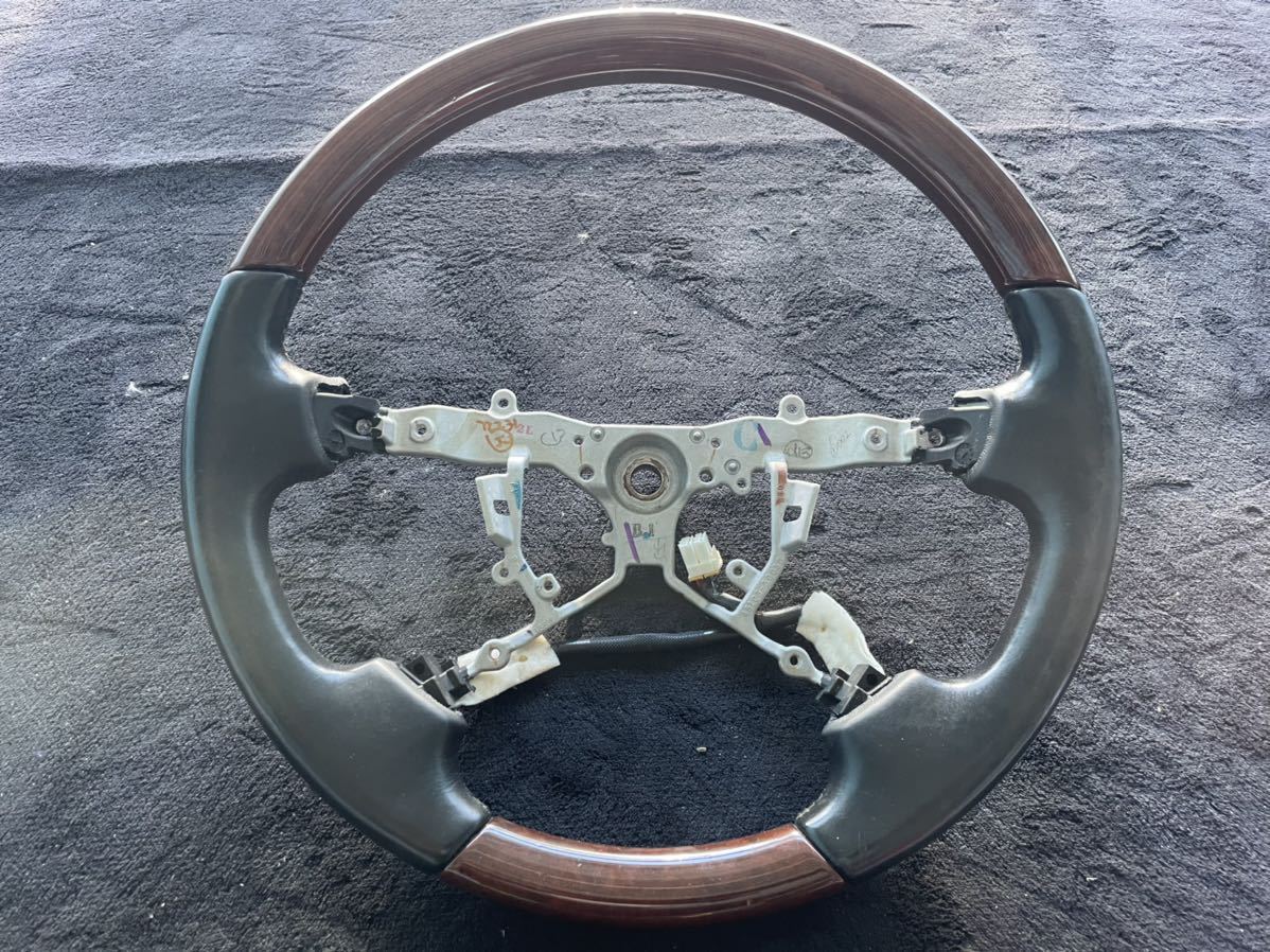売り切り！USF40 LEXUS レクサス LS460 純正ウッドコンビ ステアリング　45103-50050_画像1