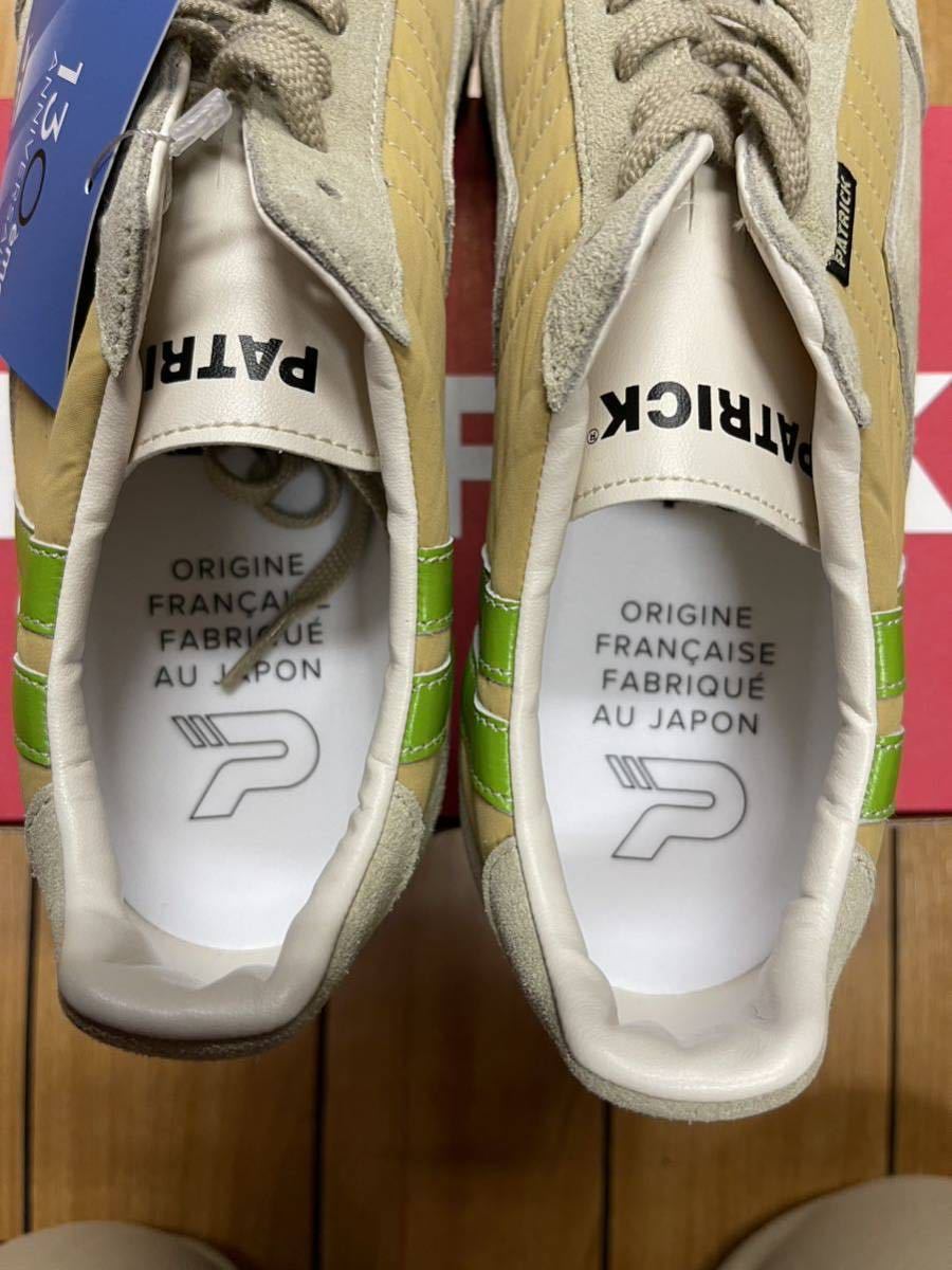 * новый товар * ограничение *PATRICK MARATHON78 Patrick марафон 78 бежевый сделано в Японии 130 годовщина женский мужской спортивные туфли 504303