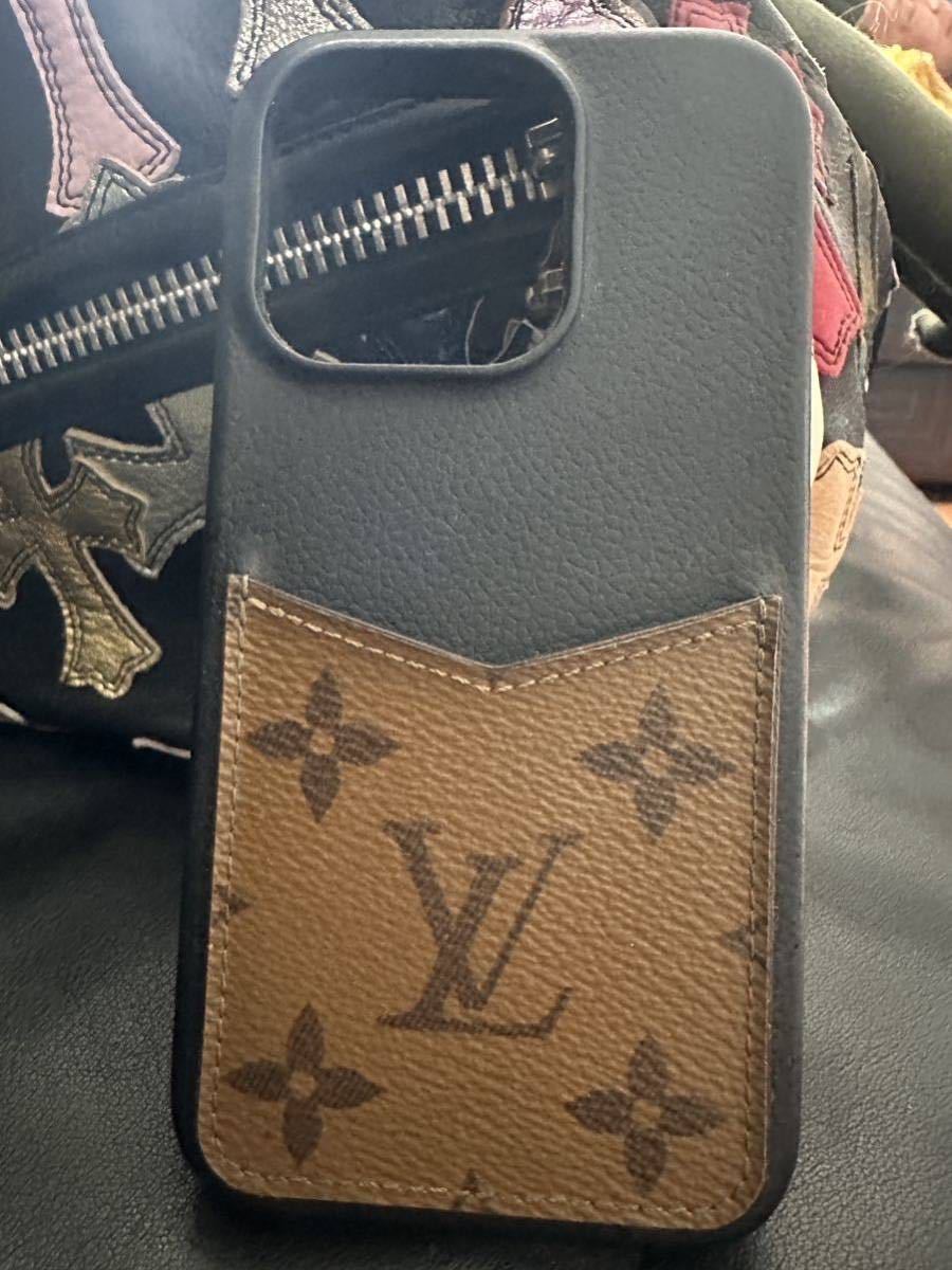 LOUIS VUITTON ルイヴィトン モノグラム リバースIPHONE・バンパー 14 14Pro スマホケース 美品LOUISVUITTONiPhone _画像7