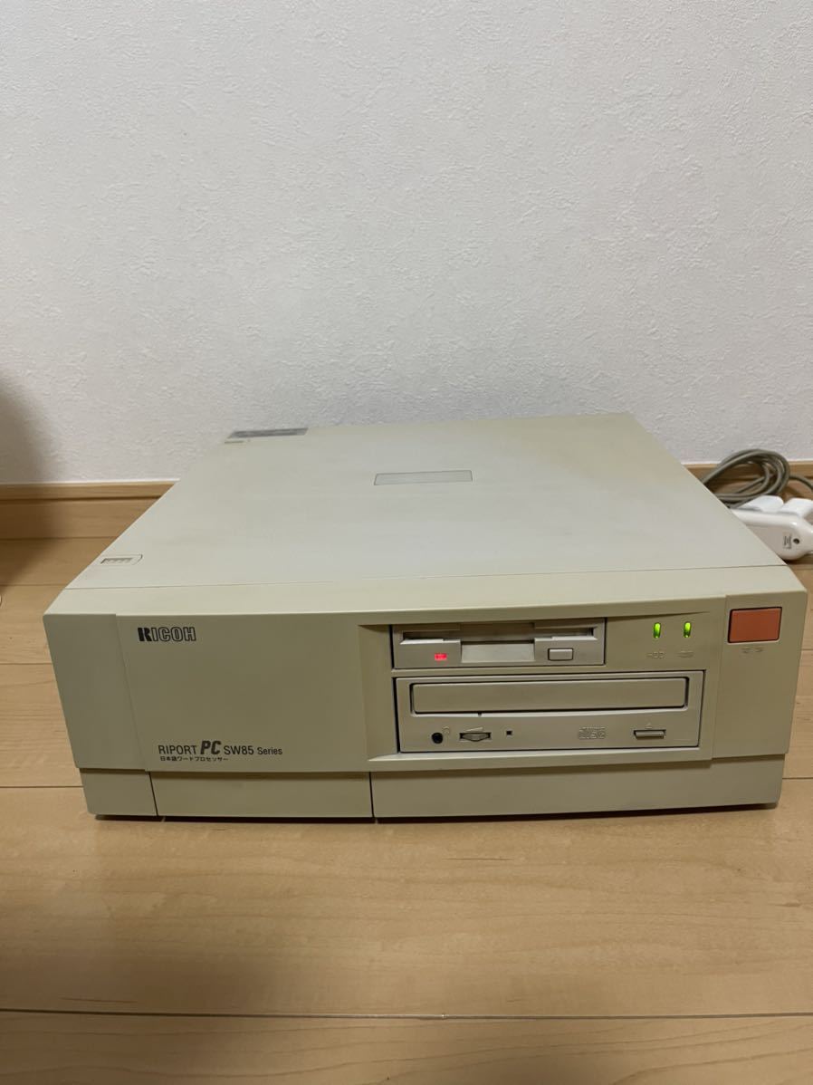 RICOH リコー　RIPORT PC FD-SW85 日本語ワードプロセッサー　通電確認のみ_画像1