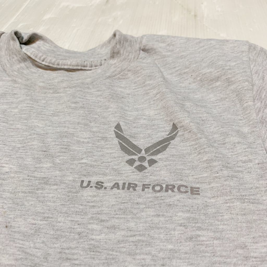 米軍放出品　実物　反射プリント　USAF アメリカ空軍　トレーニングシャツ　Sサイズ程度_画像2