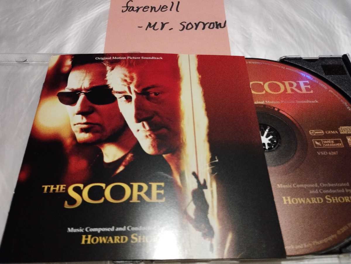 HOWARD SHORE ハワード・ショア The Score ザ・スコア サウンドトラック 輸入盤CD Varese Sarabande USA VSD-6267_画像1