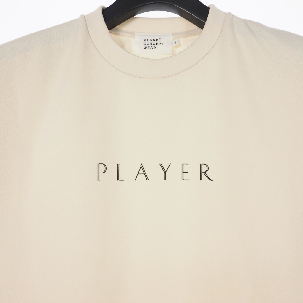 ブランクコンセプトウェア VLANK CONCEPT WEAR player Tシャツ 半袖 1 ベージュ メンズ_画像6