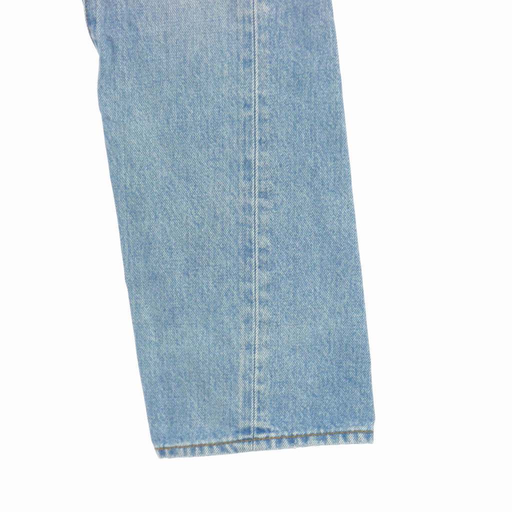 バレンシアガ BALENCIAGA Twisted Jeans ストレート デニムパンツジーンズ ウォッシュ加工 25 ブルー 青 レディース_画像3