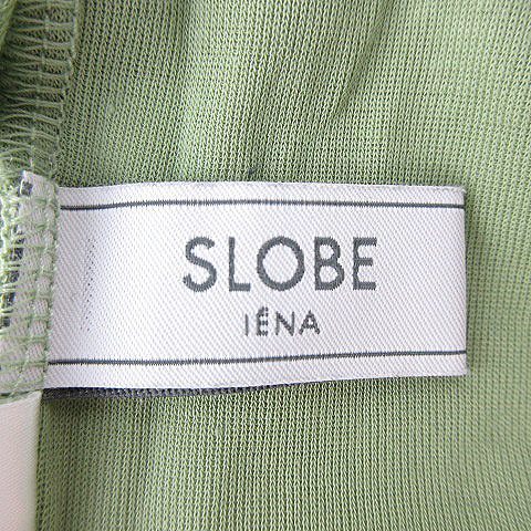 スローブ イエナ SLOBE IENA Tシャツ カットソー 半袖 クルーネック コットン 薄手 無地 緑 グリーン トップス /RT レディースの画像6