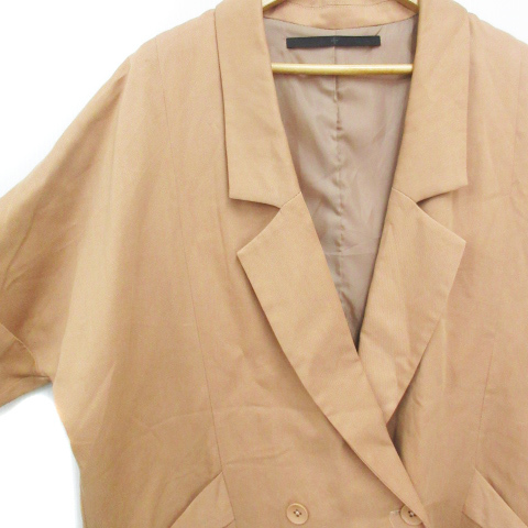 ke- Be ef плюс KBF+ Urban Research tailored jacket средний длина do Ла Манш рукав общий подкладка двойной F бежевый /FF33 женский 