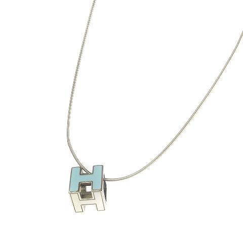 特別オファー カージュドアッシュ HERMES エルメス Hキューブ レディース ☆AA★ ■SM1 アクセサリー ブルー系 シルバーカラー ペンダント ネックレス ネックレス、ペンダント、チョーカー 特別オファー カージュドアッシュ HERMES エルメス Hキューブ レディース ☆AA★ ■SM1 アクセサリー ブルー系 シルバーカラー ペンダント ネックレス ネックレス、ペンダント、チョーカー