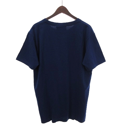 未使用品 グッチ GUCCI タグ付き インターロッキングG Tシャツ カットソー 半袖 クルーネック コットン 565806 紺 ネイビー S ■SM1 メン_画像2