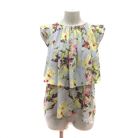  Jill Stuart JILL STUART блуза цветочный принт French рукав S многоцветный /MS женский 