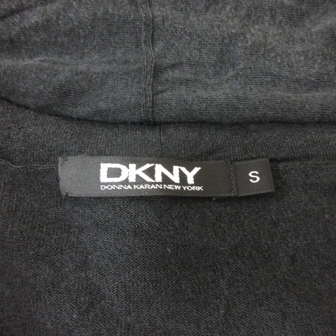  Donna Karan New York DKNYtopa- cardigan cut and sewn long sleeve waist Mark S black black /YI lady's 