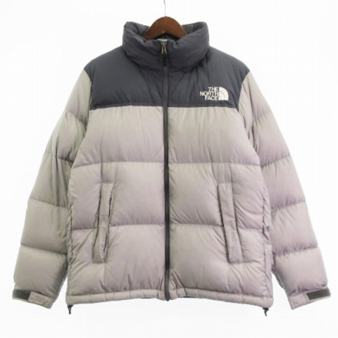 ザノースフェイス THE NORTH FACE 22AW NUPTSE JACKET ヌプシ ダウン ジャケット ND92234 グレー M アウター メンズ_画像1