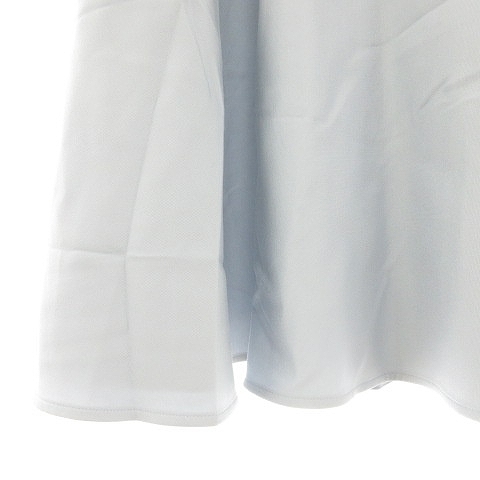  Queens Court QUEENS COURT skirt flair mi leak height back fastener plain 2 light blue bottoms /BT lady's 