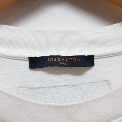 ルイヴィトン LOUIS VUITTON 美品 20AW マルチカラー モノグラム プリンテッド Tシャツ カットソー XXL ホワイト 白 HJY01W 半袖 正規品_画像3