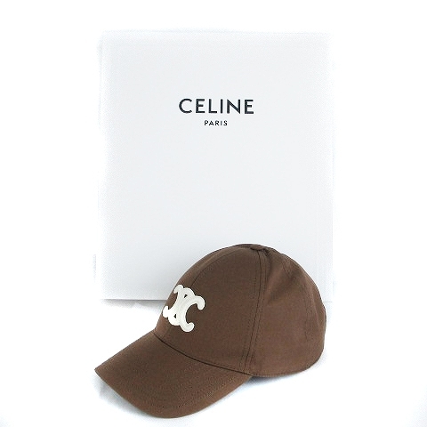 未使用品 セリーヌ CELINE 23SS トリオンフ ベースボールキャップ 帽子
