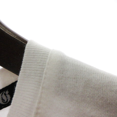 グラム glamb Tシャツ カットソー 半袖 丸首 プリント コットン 白 ホワイト 1 メンズ_画像5