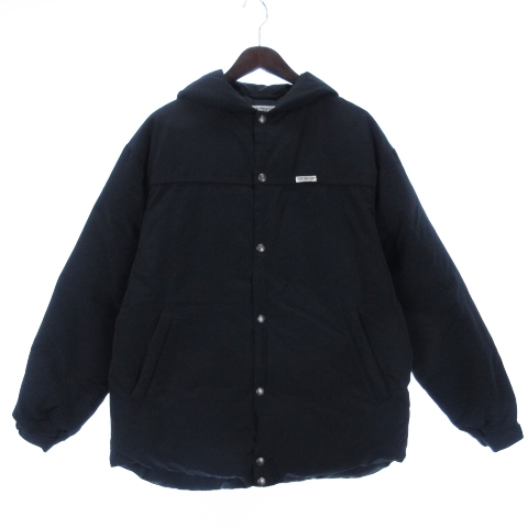 【2022正規激安】 PRODUCTIONS COOTIE クーティー 60/40 メンズ ブラック S ロゴ刺繍 ダウンジャケット Jacket Down Cloth Sサイズ