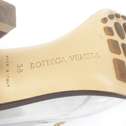 豪奢な ボッテガヴェネタ BOTTEGA レデ 靴 22cm相当 36 ブラウン 茶