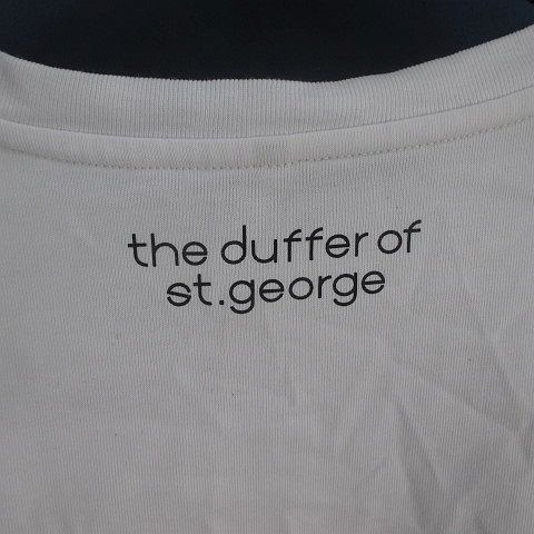 ダファー Duffer 半袖 カットソー Tシャツ XL 白系 ホワイト 胸ポケット 綿 コットン メンズ_画像6